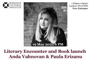 Anda Vahnovan meets Paula Erizanu. Literary Conversation and Book Launch