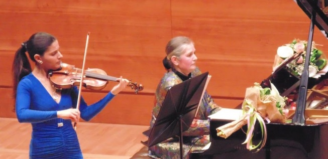 Our Final Concert of Enescu’s Season: Grandeur, Poetry and Superb Music: Verona Maier and Irina Nanushi