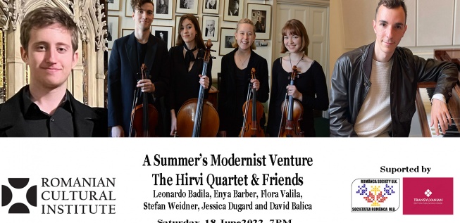 A Summer’s Modernist Venture - The Hirvi Quartet &amp; Friends